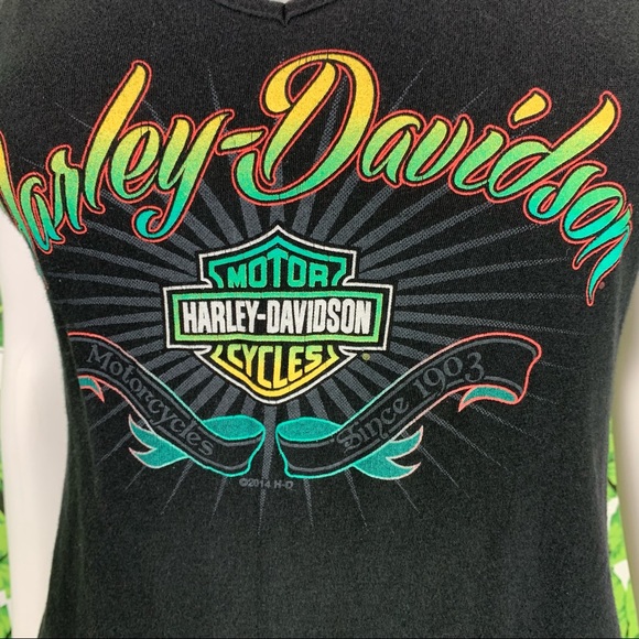 2014 Harley Davidson Women's Tank Top Women's Size S Nags Head North Carolina - Picture 7 of 7